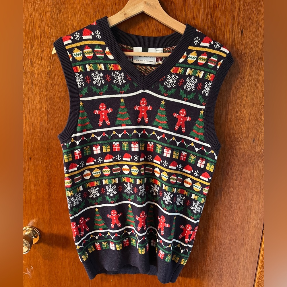 Topman Christmas sweater vest